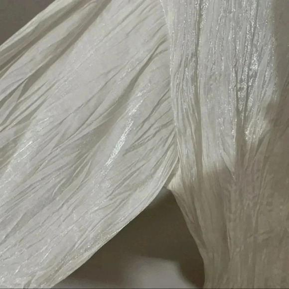 Zara wrinkle satin effect blouse  7969/258 - Picture 8 of 8